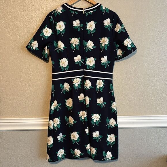 Draper James Magnolia Persley Ponte Dress Navy - Picture 3 of 10